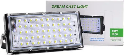 Zdjęcie produktu dla Reflektor LED RGB 50 W – wodoodporny na zewnątrz IP66, superjasny, do ogrodu, na wesele, scenę, galerię i imprezy