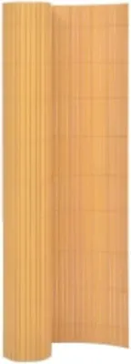 Immagine prodotto di Recinzione per giardino - Recinzione decorativa - Per delimitare il giardino - PVC resistente agli agenti atmosferici - 110 x 400 cm - Giallo