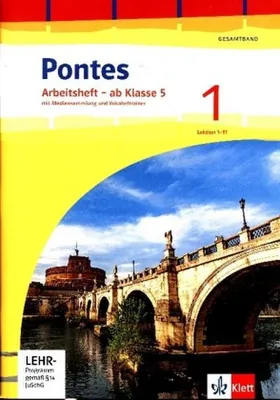 Immagine prodotto di Pontes Gesamtband 1. Arbeitsheft Klasse 5 mit Mediensammlung und Vokabeltrainer 1. Lernjahr