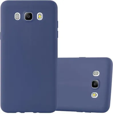 Immagine prodotto di Cadorabo custodia per Samsung Galaxy J7 2016 custodia protettiva in blu custodia del telefono cellulare TPU silicone custodia cover