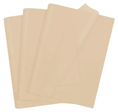 Produktbild von Kraft-Seidenpapier - 100 Blatt zum Verpacken und Basteln - 35 x 50 cm