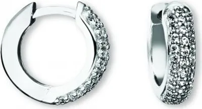 Immagine prodotto di Zircone creolo 925/- argento rodiato 13,5 x 3,7 mm