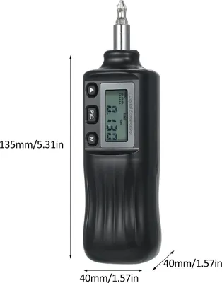 Obrázek produktu pro Digitální momentový šroubovák 1/4'' Drive Screwdriver Torque Wrench Electrician Torque Screwdriver s LCD displejem 0,8-4N.m Torque Range Adjustable Screwdriver Torque with Bits Real-Time/Preset/Peak Mode Data Storage for Bike Repairing Tools Maintenance and Mounting (Digitální momentový šroubovák s 1/4'' pohonem a momentovým klíčem pro elektrikáře)