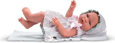 Produktbild von Asi Babypuppe Maria 43cm - Puppenkleid Cloe - Spielzeugpuppe