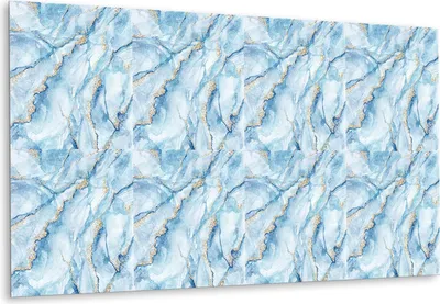 Produktbild von Aufkleber Fliesensticker Deko Selbstklebende Tapete für die Küche, Wintermarmor - 100 cm x 50 cm
