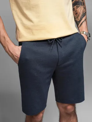 Zdjęcie produktu dla Ombre Clothing Męskie szorty lniane Vesore navy L