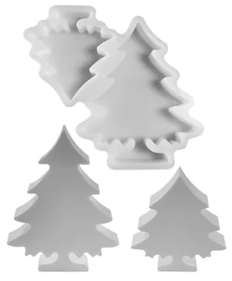 Produktbild von Silikonformen zum Gießen von Weihnachtsfiguren, Silikon-Weihnachtsbaumform, Silikon-Weihnachtsbaumform zum Gießen von Gips