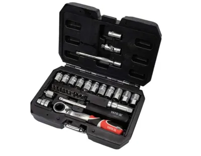Zdjęcie produktu dla Yato Zestaw Kluczy Przelotowych   29El  1/4" Spline