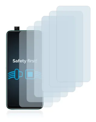 Produktbild von 6x Für Huawei P smart Z Schutzfolie Savvies Displayschutz Display Schutz Folie Klar Transparent