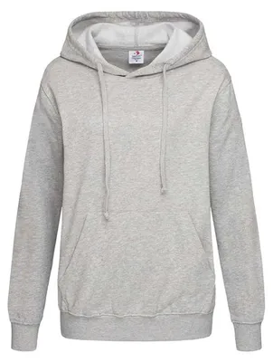 Zdjęcie produktu dla Bluza damska, kaptur - Stedman HOOD SWEAT/W - grey heather - rozmiar M