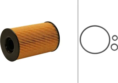 Produktbild von Ölfilter-Einsatz Ø 65 mm HELLA IAM-Expertise passend für u.a. AUDI A3