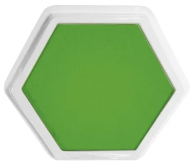 Produktbild von EDUPLAY 220-090 Riesenstempelkissen, 14x14cm, Sechseck, grün