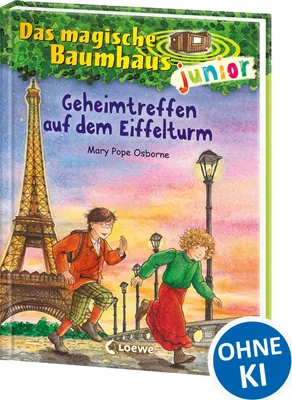 Produktbild von Das magische Baumhaus junior (Band 32) - Geheimtreffen auf dem Eiffelturm