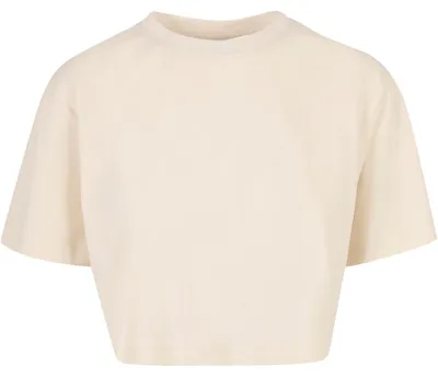 Produktbild von Urban Classics Ladies - Short Oversized Top whitesand - 3XL