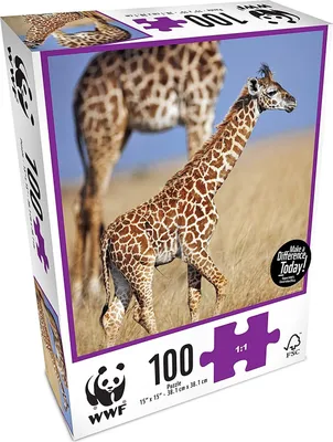 Produktbild von WWF Puzzle Baby Giraffe (100 Teile) Puzzle Afrika Tierschutz