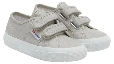 Produktbild von Superga - "2750" Glitzer Sneaker für Mädchen, Riemen SP511 (23 EU) (Grau)