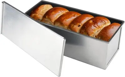 Image de Moule en silicone pour four - Moule antiadhésif pour faire son pain maison - Convient pour le levain, les gâteaux et le cake à la banane - Réutilisable et résistant à la chaleur - Cuisson sans attachement - Idéal pour les boulangers amateurs et les cuisiniers passionnés - Moule en silicone