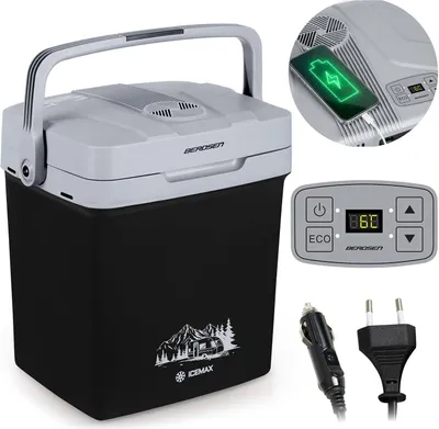 Obrázek produktu pro Turistická chladnička Berdsen Icemax 26 litrů ECO režim - černá