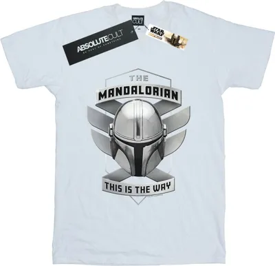 Produktbild von Star Wars - "The Mandalorian This Is The Way" T-Shirt für Damen BI45787 (S) (Weiß)