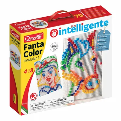 Produktbild von Quercetti Einsteckmosaik, 300 Stifte