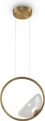 Obrázok produktu pre Závesné svietidlo Lunare Maytoni MOD327PL LED, mosadz a sklo, 1-žiarovkové, 3000 K, 5 W