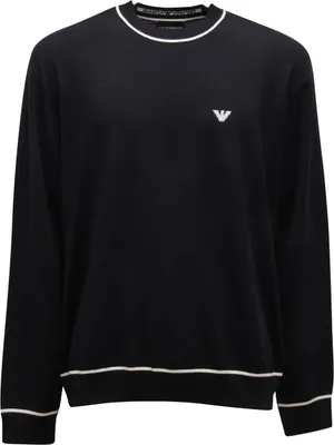Obrázok produktu pre M8444 Emporio Armani Pánsky Vlnený Sveter Modrý
