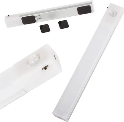 Produktbild von Verk 12273 LED Unterbauleuchte mit Bewegungsmelder, USB weiß