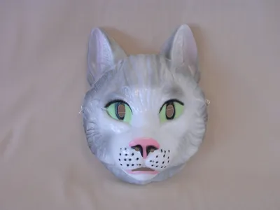 Produktbild von Erwachsenen Maske mit Gummizug Katze