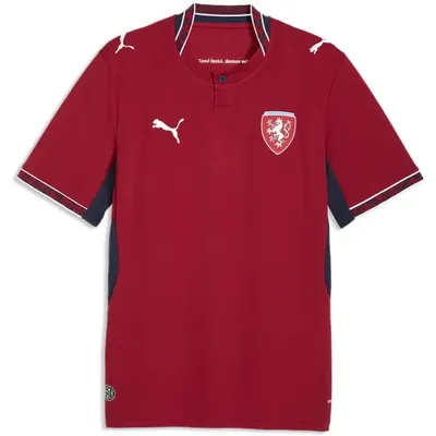 Produktbild von PUMA Czechia 2026 Home Jersey, Erwachsener, Männlich, Rot, Weiß, Trikot, Einfarbig, Fußball