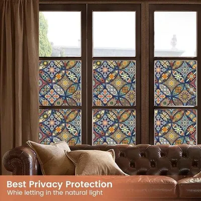Image de Film décoratif pour vitres à haute transparence, 44,5 x 200 cm, haute qualité