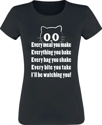 Produktbild von Tierisch T-Shirt Damen Every Meal You Make schwarz XXL