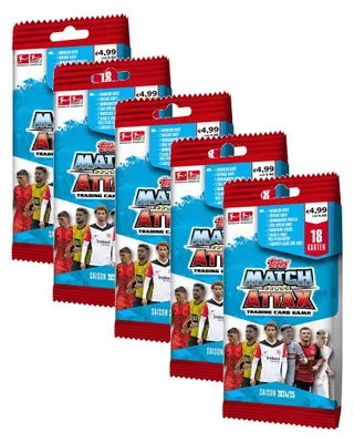 Obrázek produktu pro Topps Match Attax Bundesliga - sezóna 2024/2025 - 5 balíčků