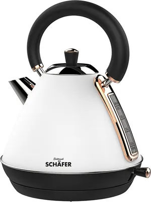 Produktbild von Design Edelstahl Wasserkocher 1,7L weiß/rose-goldfarben 2200W
