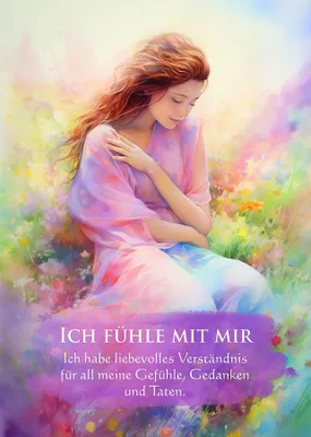 Zdjęcie produktu dla Mein Selbstliebe-Orakel - Ich achte in Liebe auf mich selbst