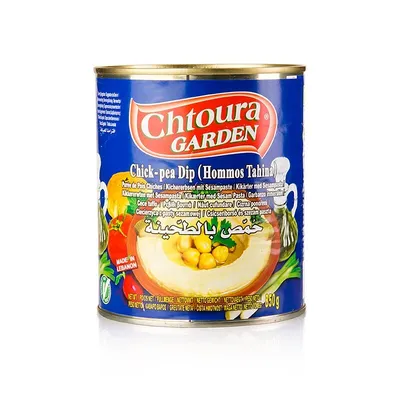 Produktbild von Chtoura Garden Hummus bi Tahina - Arabisches Kichererbsenpüree 850g
