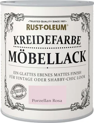 Produktbild von Rust-Oleum Kreidefarbe Möbellack 750 ml porzellan rosa