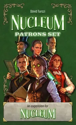 Obrázok produktu pre Asmodee Nucleum: Patrons Set Booster, Rozšírenie kartovej hry, 14 rok / roky