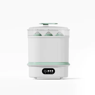 Produktbild von Babyflaschen Sterilisator, großer Flaschentrockner für 6 Flaschen, Schnuller und Babyzubehör, automatische Desinfektion mit Warmluft-Trocknung