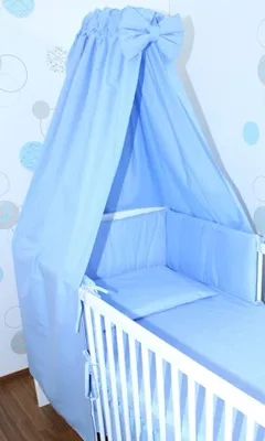 Produktbild von Himmel für Babybett - Blau - aus Baumwolle
