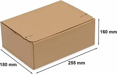 Obrázek produktu pro Krabice s lepicí lištou 255x180x160mm F703 InPost box B