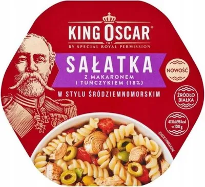 Obrázok produktu pre Sałatka z tuńczykiem śródziemnomorska King Oscar 220 g