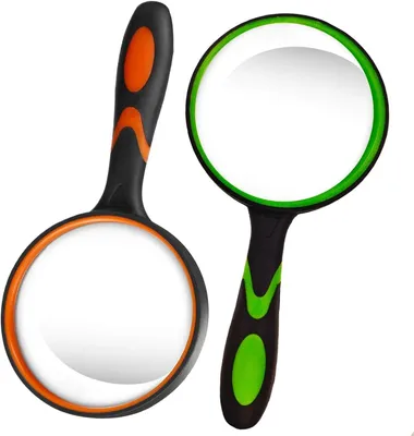 Imagen del producto de Conjunto de lupas con lente de vidrio de 80 mm, aumento de 10x, resistente a roturas, ideal para lectura y pasatiempos