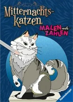 Produktbild von Malen nach Zahlen - Mitternachtskatzen
