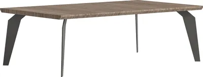 Produktbild von Couchtisch Amalfi, 120 cm breit, 75 cm tief, 40 cm hoch, mit Ablagefläche, Holzoptik