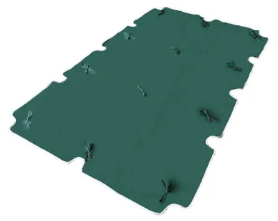 Immagine prodotto di Telo di ricambio per dondolo da giardino 3 posti in poliestere idrorepellente 200x112x1h cm - Green