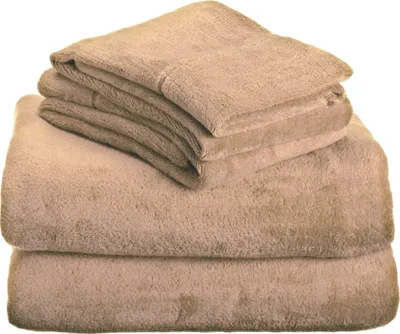 Zdjęcie produktu dla Prześcieradło z mikrofibry jasnobrązowe Wymiary: 60 x 120 cm