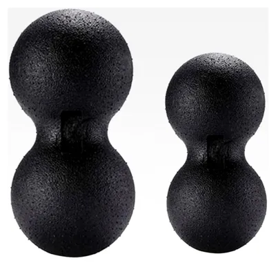Produktbild von Erdnuss-Massageball 22 cm - Faszienrolle und Muskelroller für Rücken, Nacken, Selbstmassage, Physiotherapie, Pilates, Sport und Rehabilitation