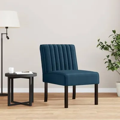Produktbild von Sessel ohne Armlehnen in Veloursblau