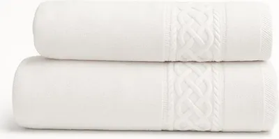 Zdjęcie produktu dla Ręcznik bawełniany, elegancki, Sydney 50x90 biały