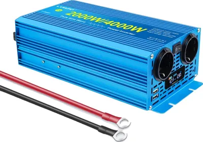 Produktbild von Reiner Sinuswellenwechselrichter, 2000W Dauerleistung, 4000W Spitzenleistung, 4KW 12V 220V 50HZ EU